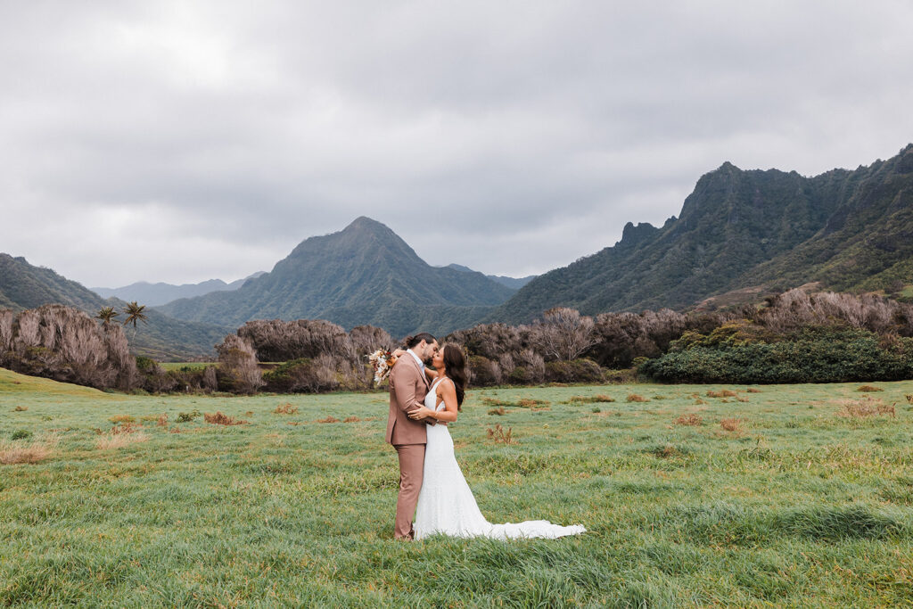 A high profile wedding of a celebrity couple in Hawaii