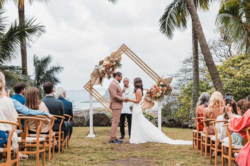 A high profile wedding of a celebrity couple in Hawaii